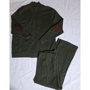 Lauren Ralph Lauren Tracksuit 1 & 2X Jacket Pants Green Athletic Athleisure